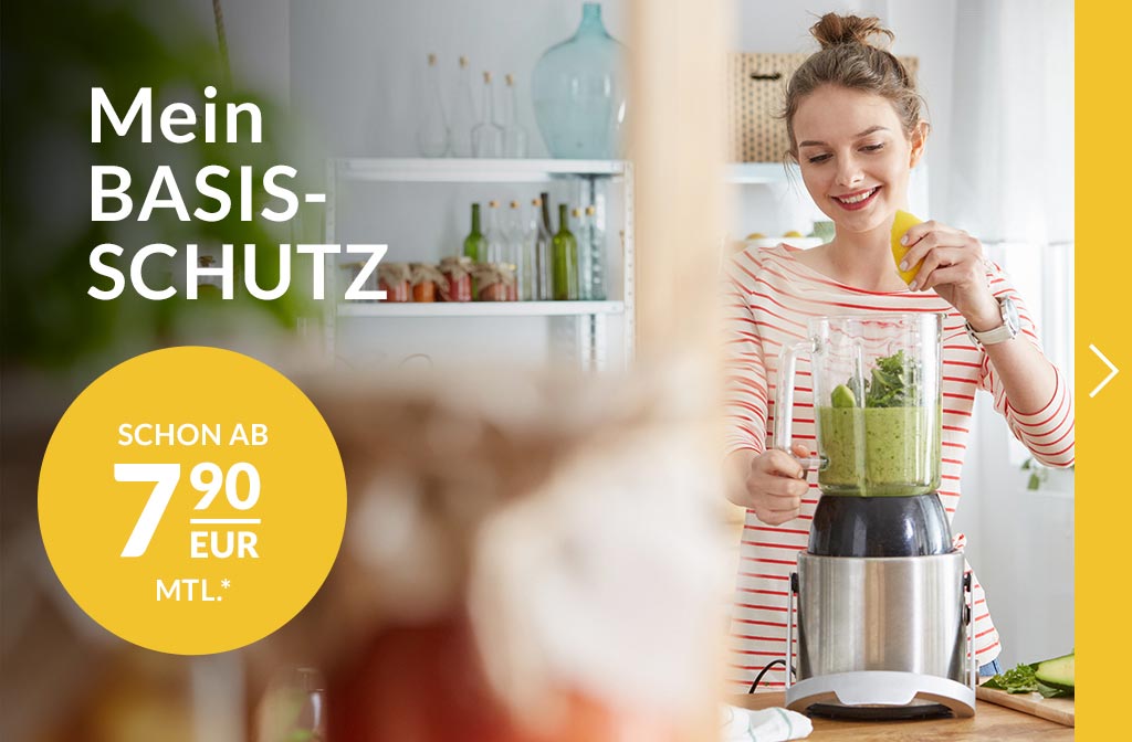 Küchengeräte versichern Basisschutz